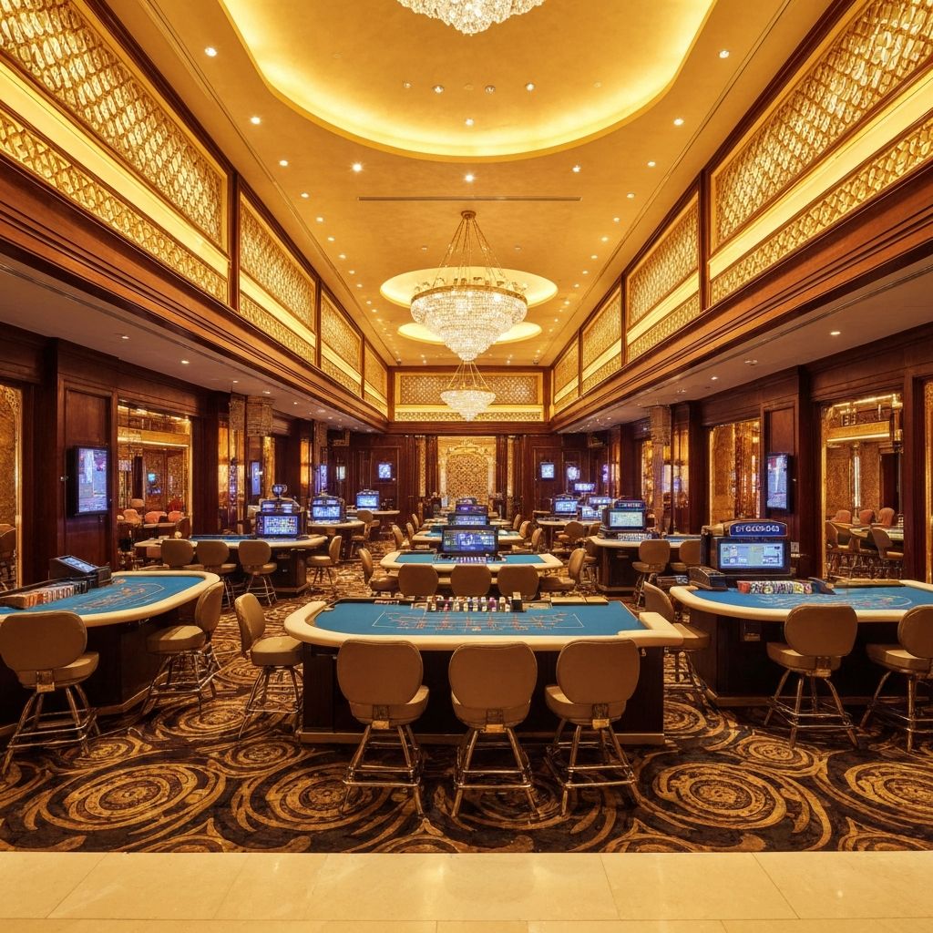 Golden Indian casino interior artwork from the BW public website